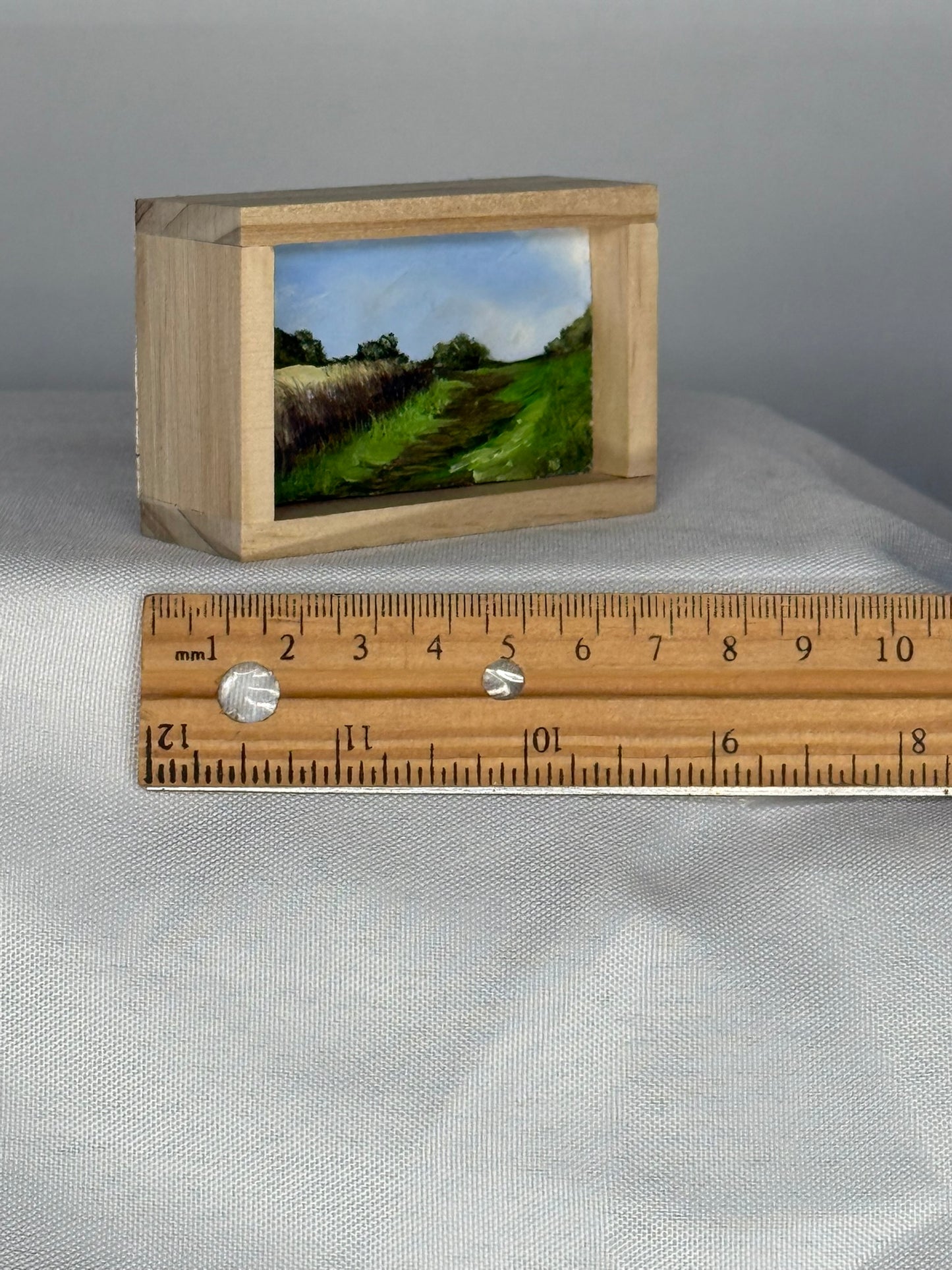 Mini Wood Block Painting #14