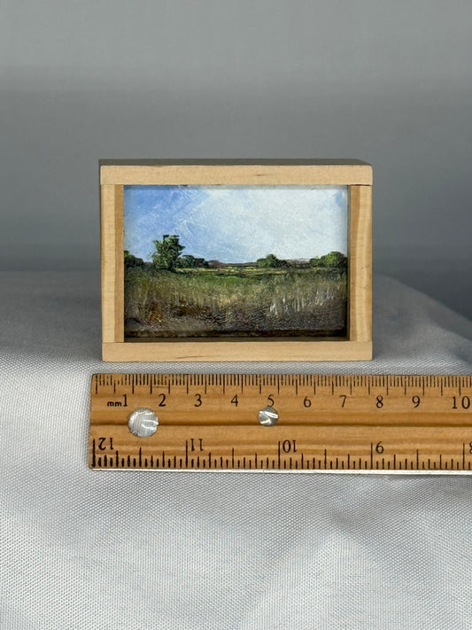 Mini Wood Block Painting #10.