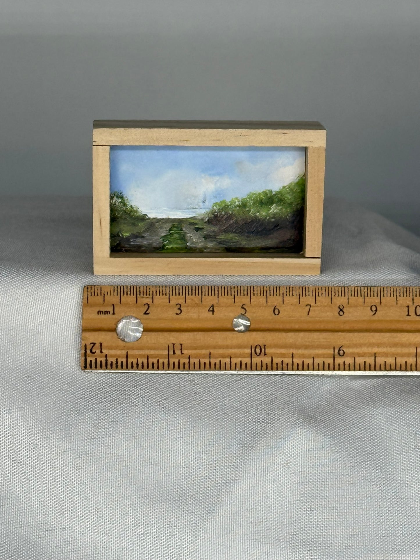 Mini Wood Block Painting #40