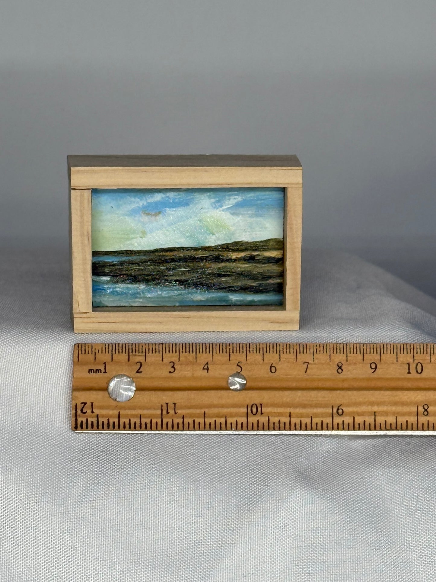 Mini Wood Block Painting #21