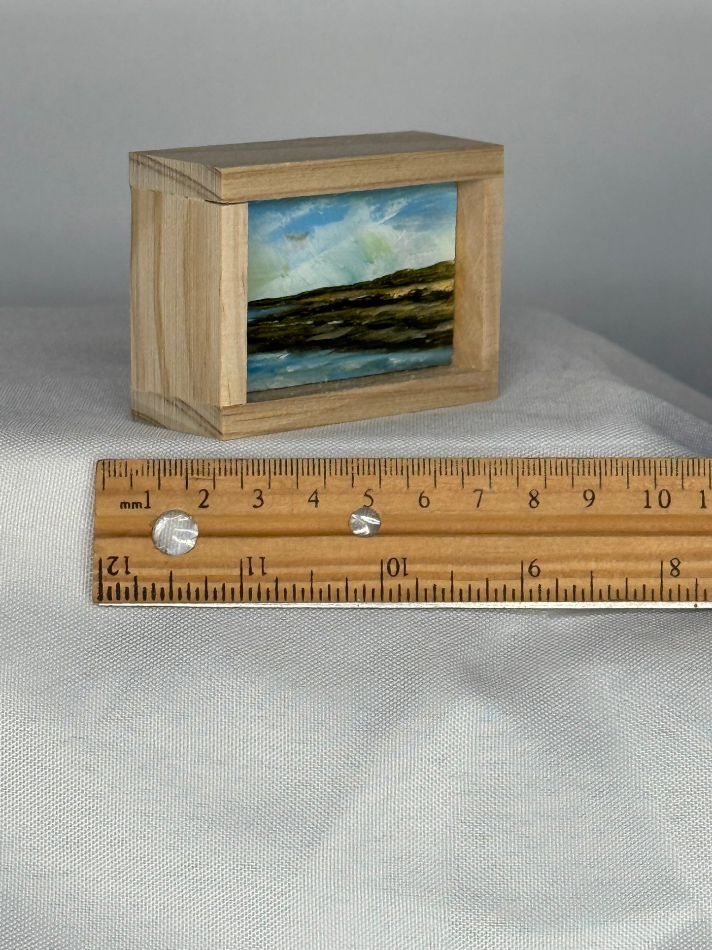 Mini Wood Block Painting #21