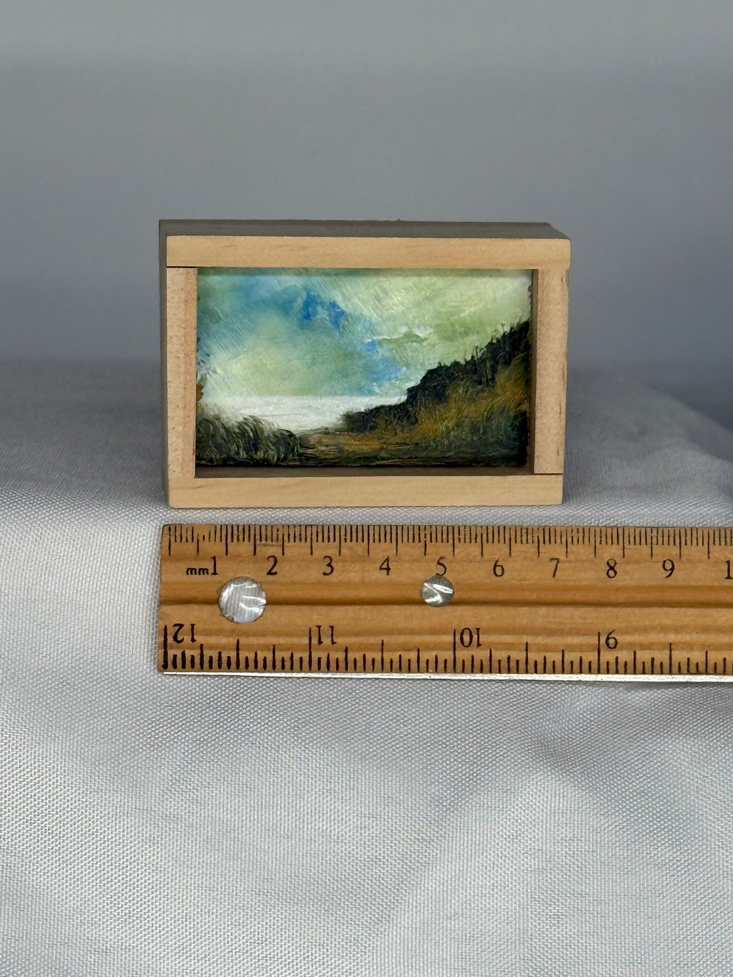 Mini Wood Block Painting #20