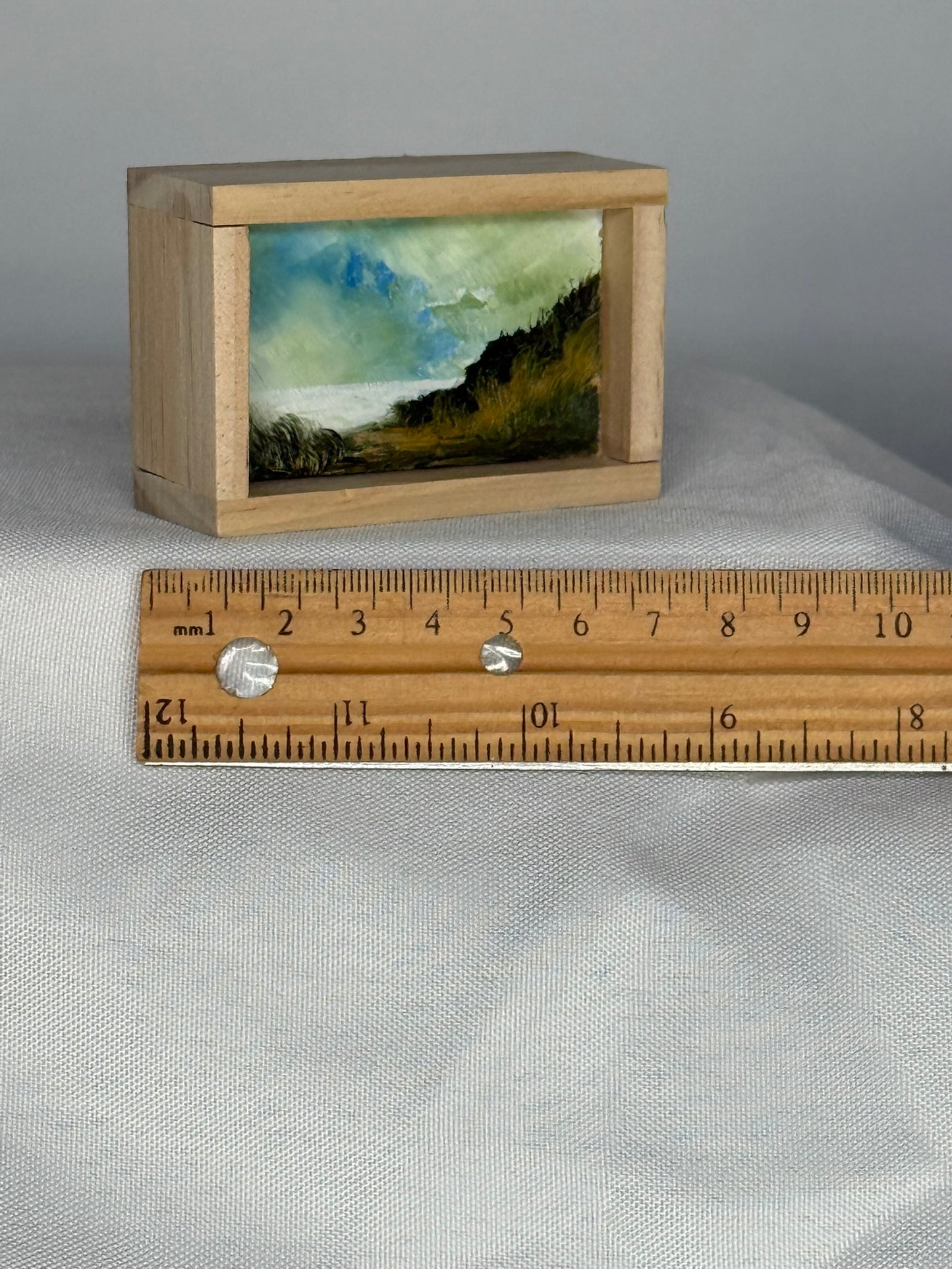 Mini Wood Block Painting #20