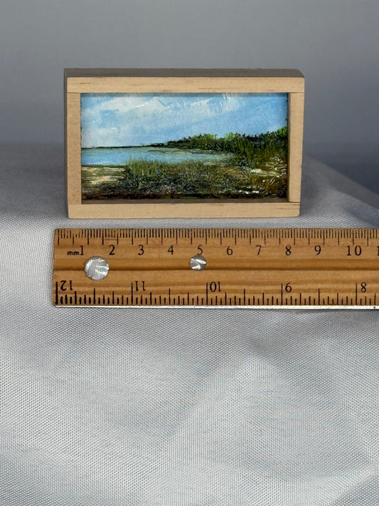 Mini Wood Block Painting #38