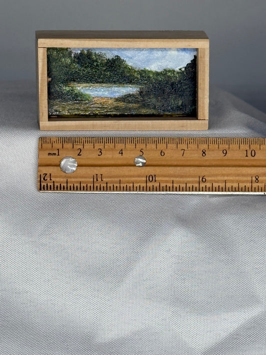 Mini Wood Block Painting #9.