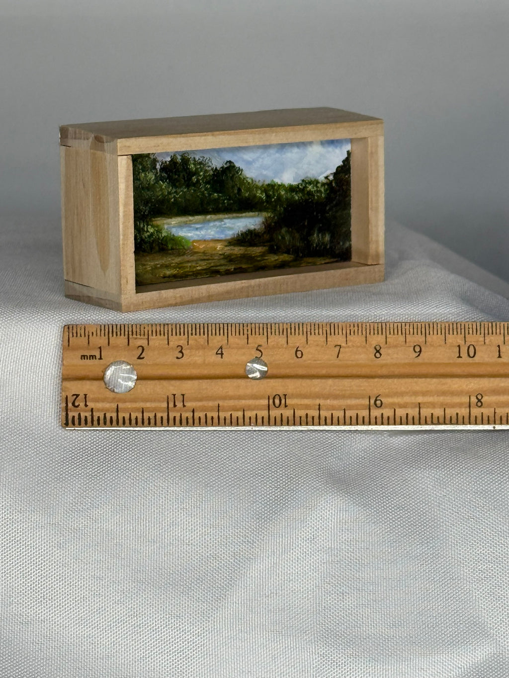 Mini Landscape Painting. Peconic NY.