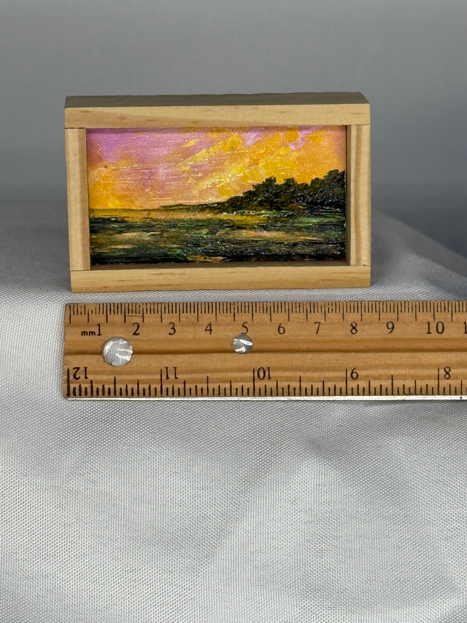 Mini Landscape Painting. East Hampton NY.