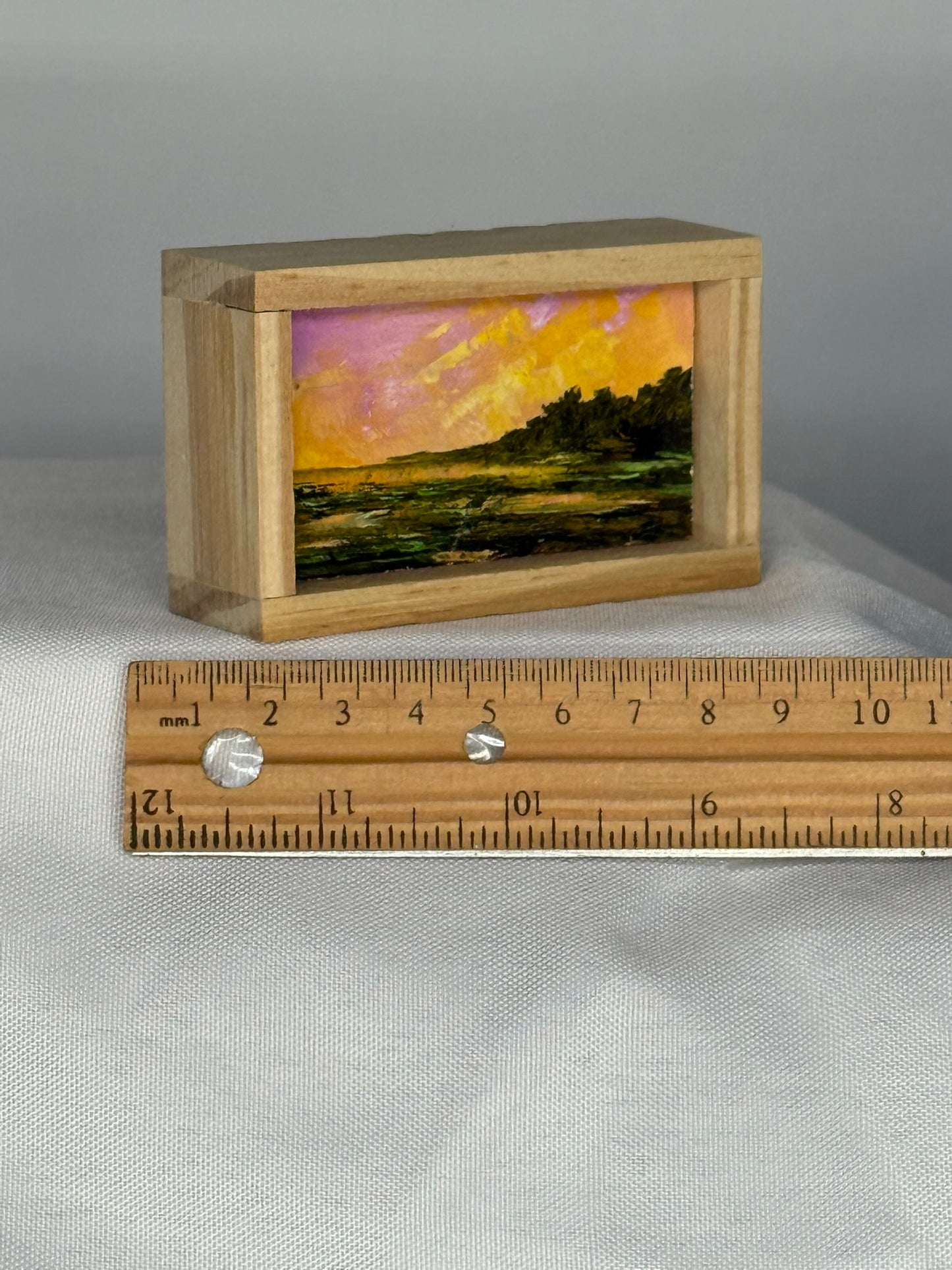 Mini Wood Block Painting #29
