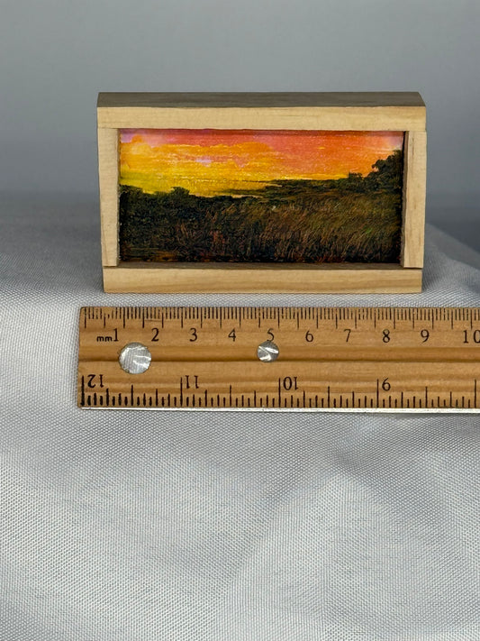 Mini Wood Block Painting #35