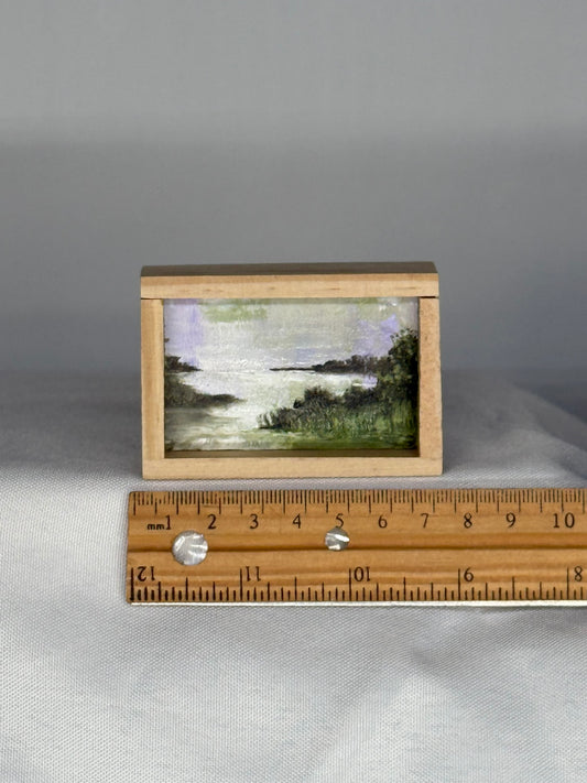 Mini Wood Block Painting #31