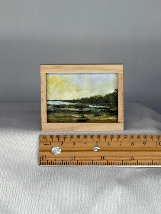 Mini Wood Block Painting #15