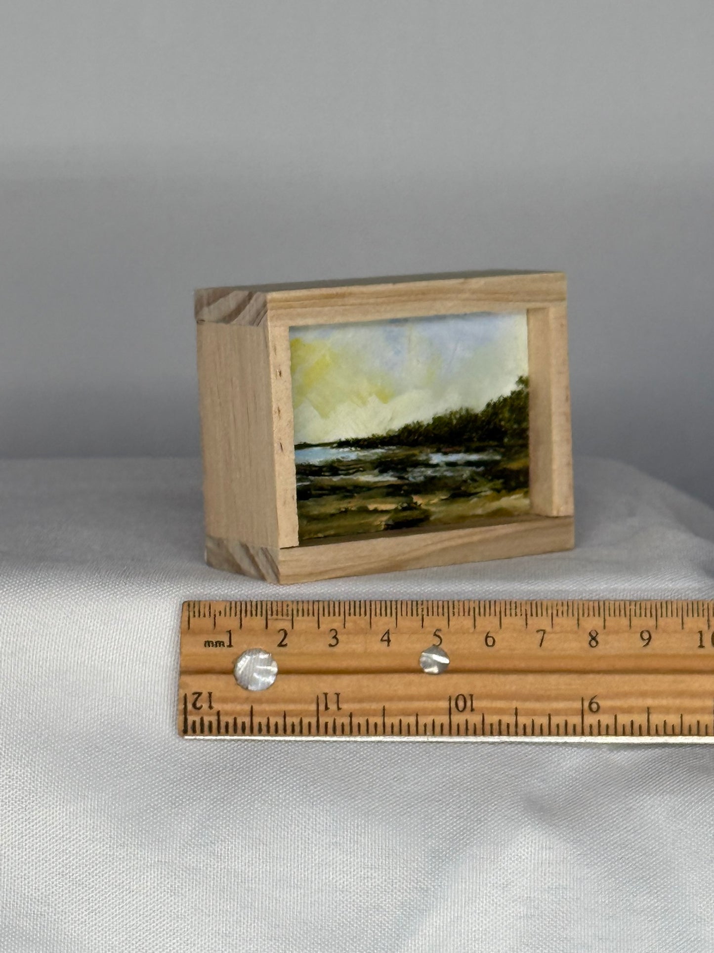Mini Wood Block Painting #15