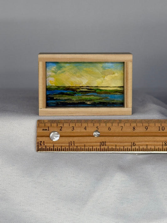 Mini Wood Block Painting #53