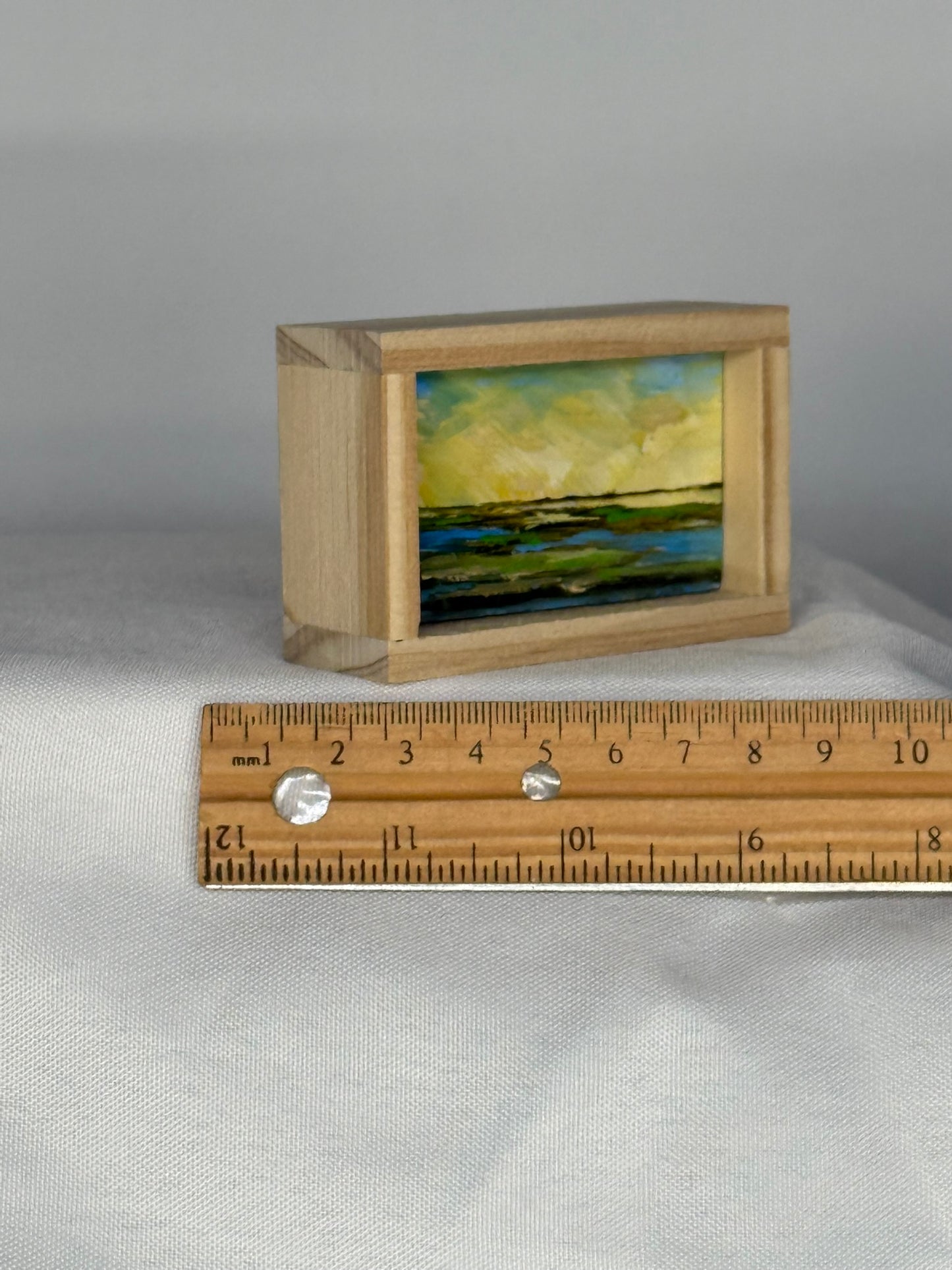 Mini Wood Block Painting #53