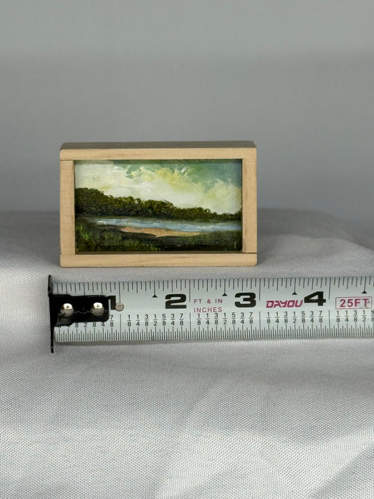 Mini Wood Block Painting #18