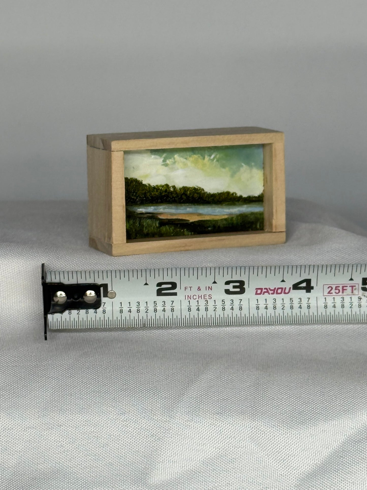 Mini Wood Block Painting #18