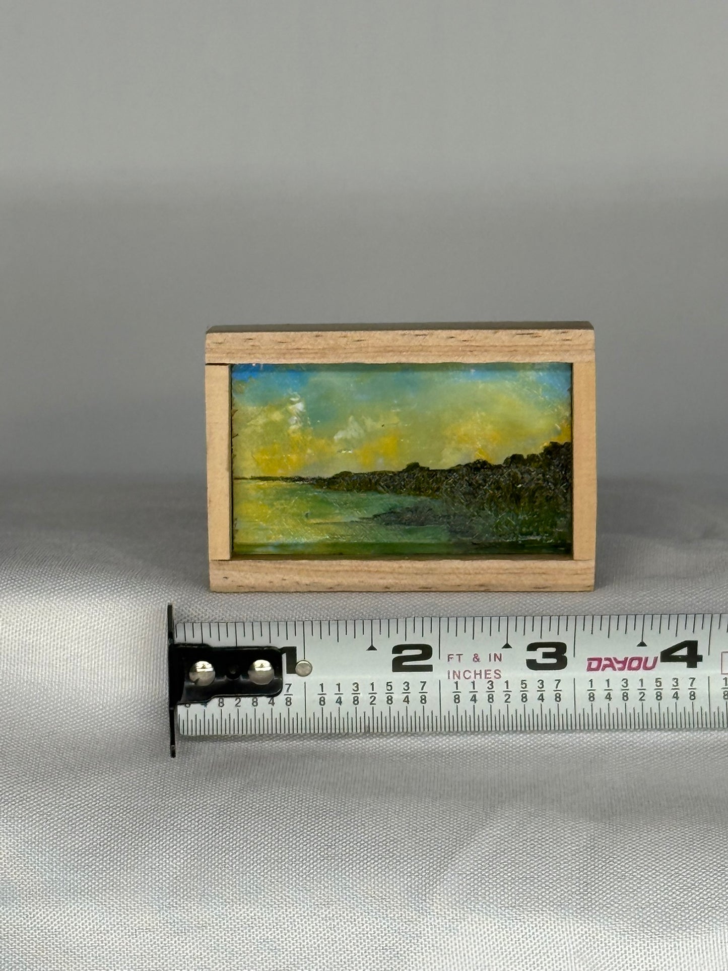 Mini Wood Block Painting #25