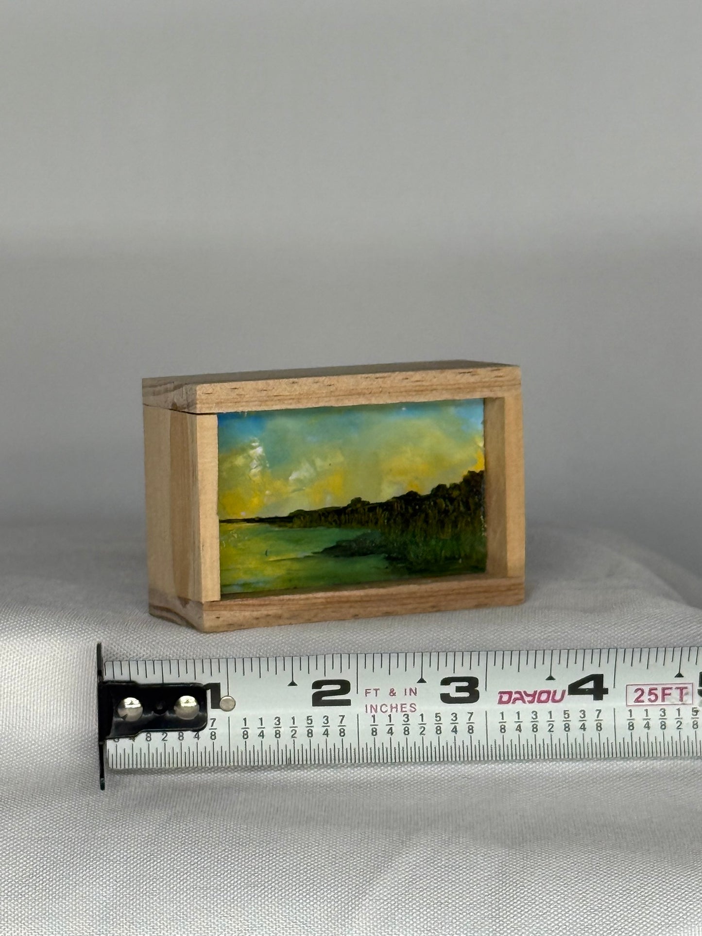 Mini Wood Block Painting #25