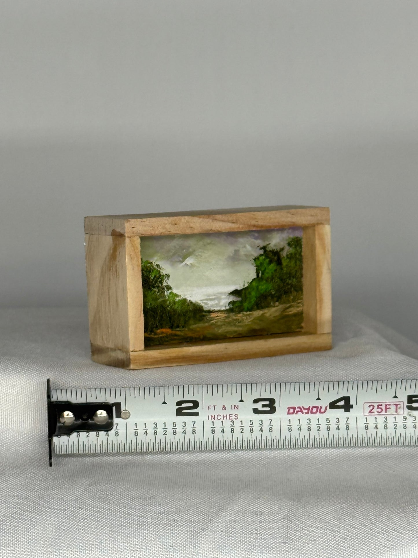 Mini Wood Block Painting #51