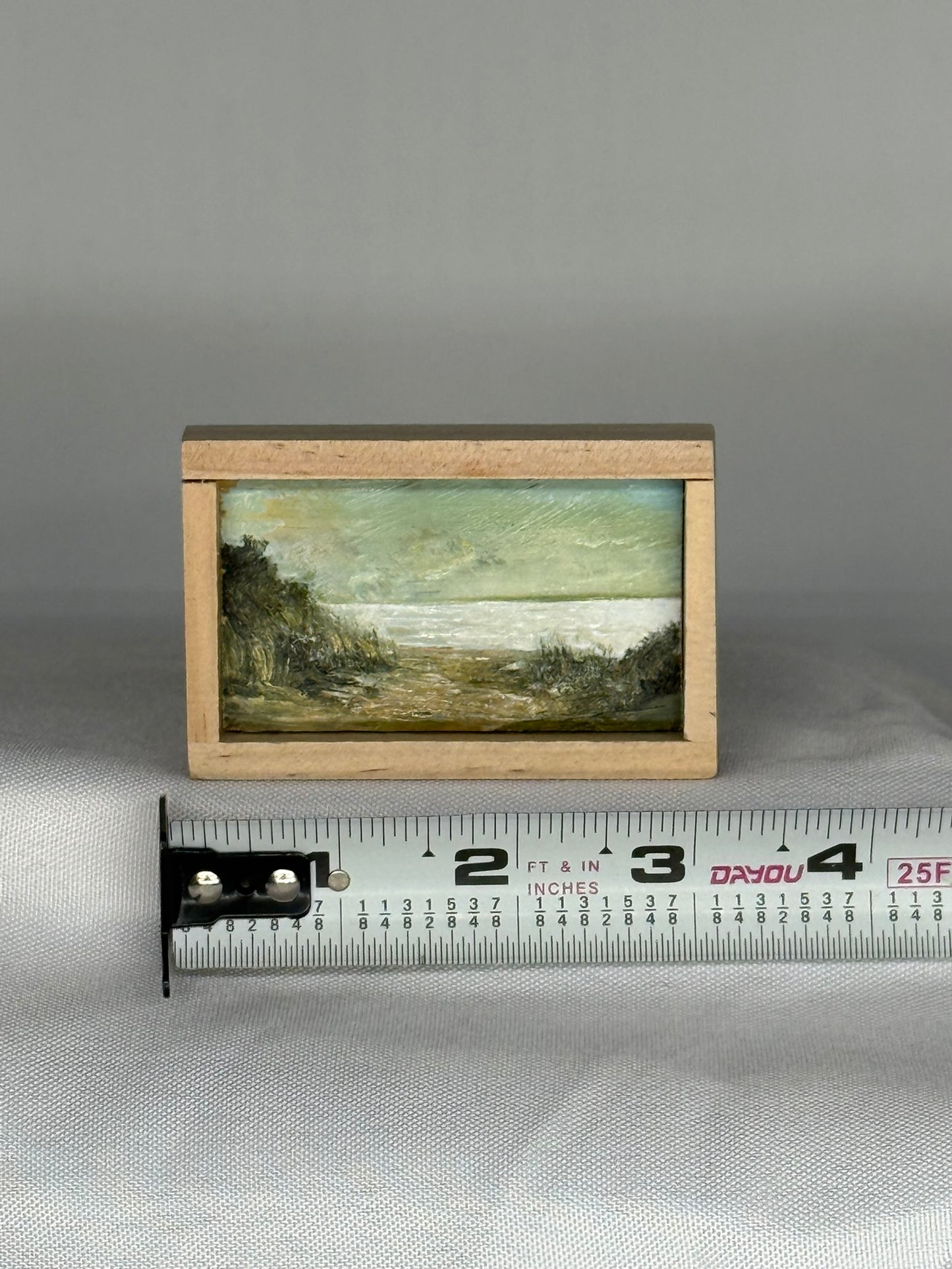 Mini Wood Block Painting #32