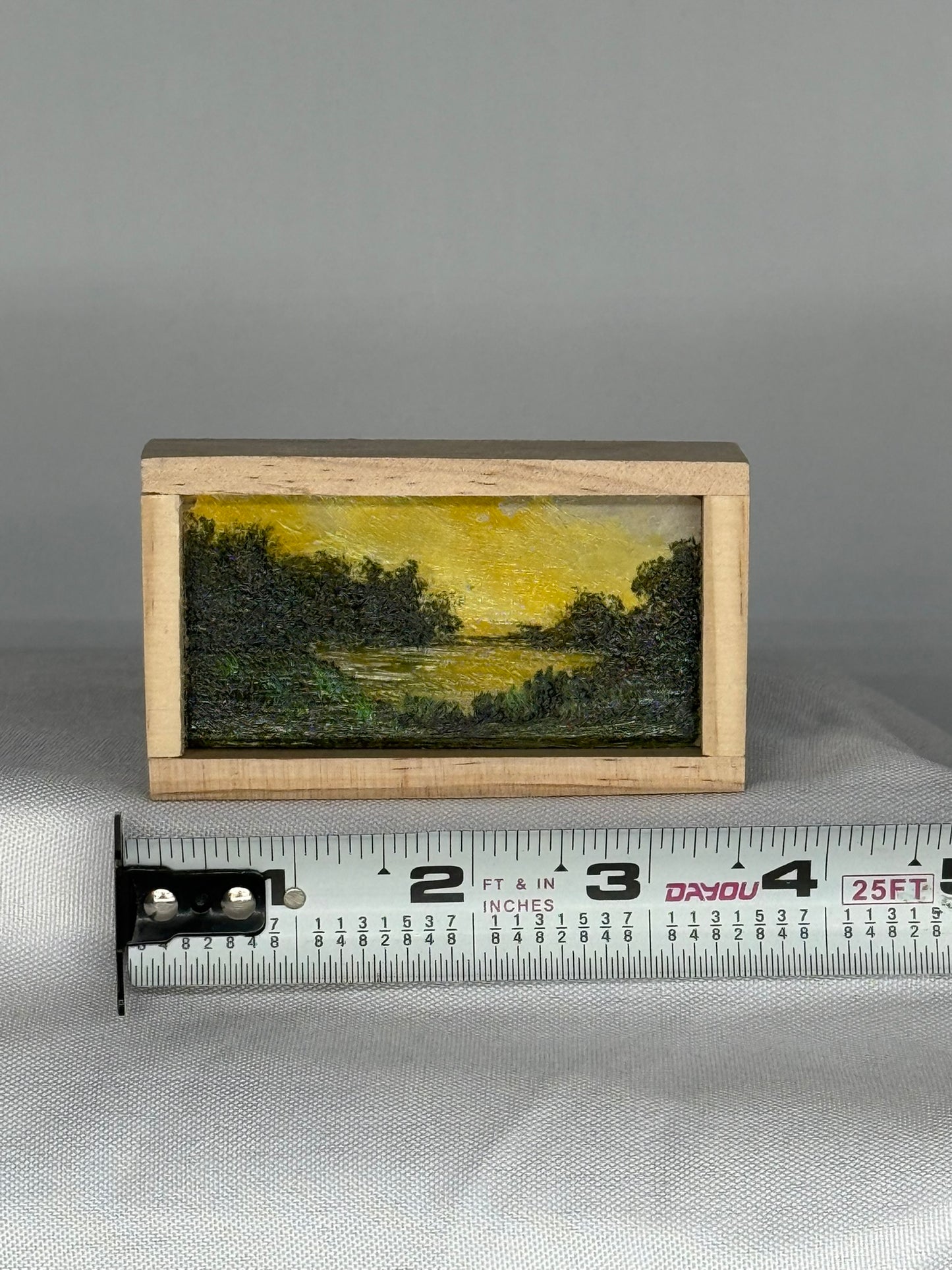 Mini Wood Block Painting #27