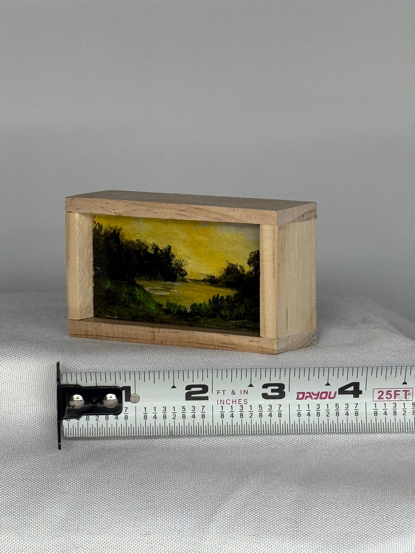 Mini Wood Block Painting #27