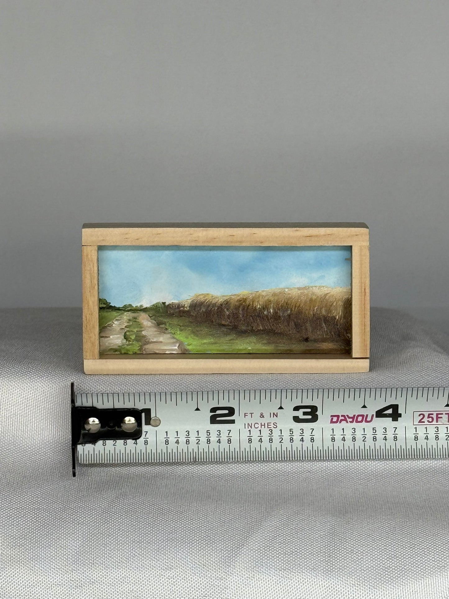 Mini Wood Block Painting #23