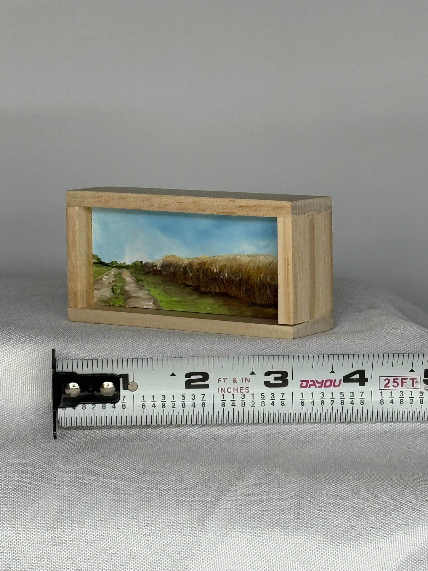 Mini Wood Block Painting #23