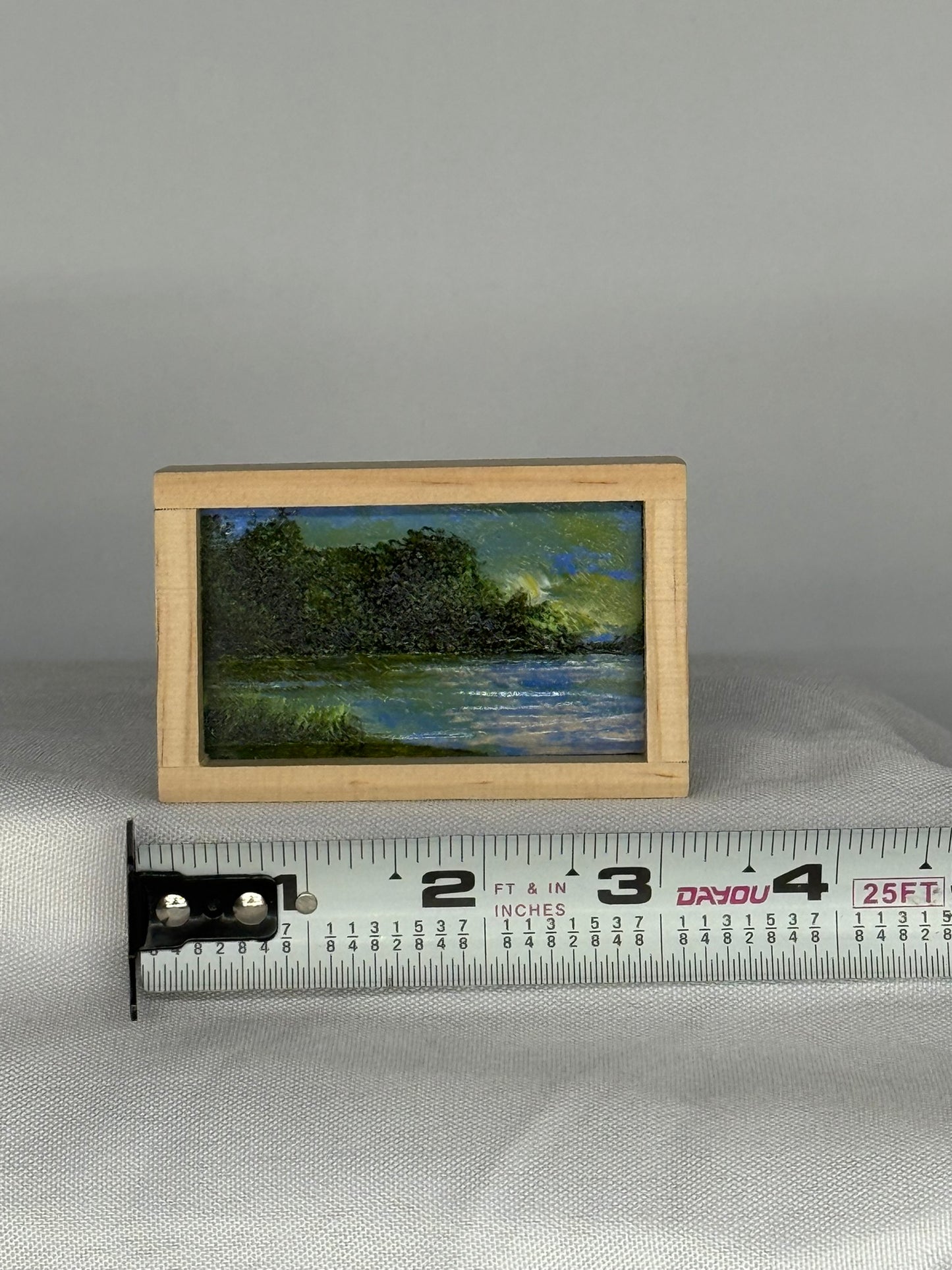 Mini Wood Block Painting #33