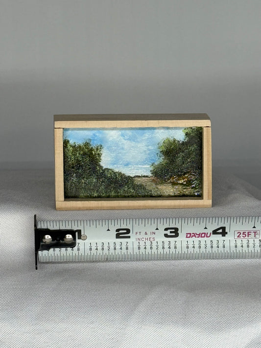 Mini Wood Block Painting #24