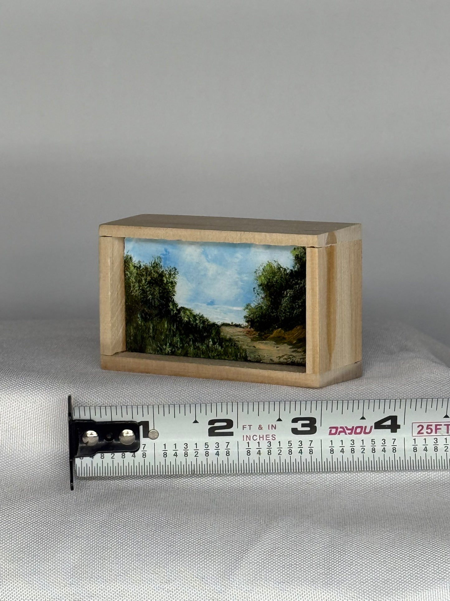 Mini Wood Block Painting #24