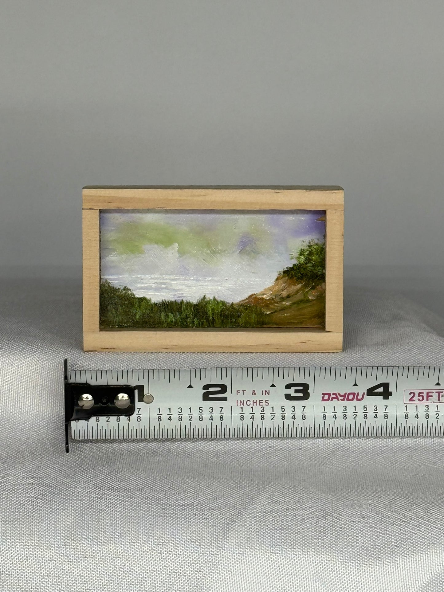 Mini Wood Block Painting #26