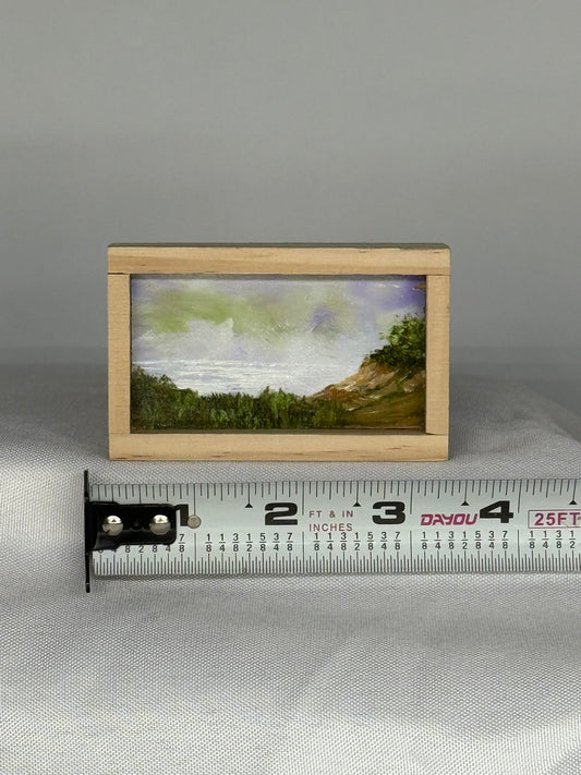 Mini Wood Block Painting #26