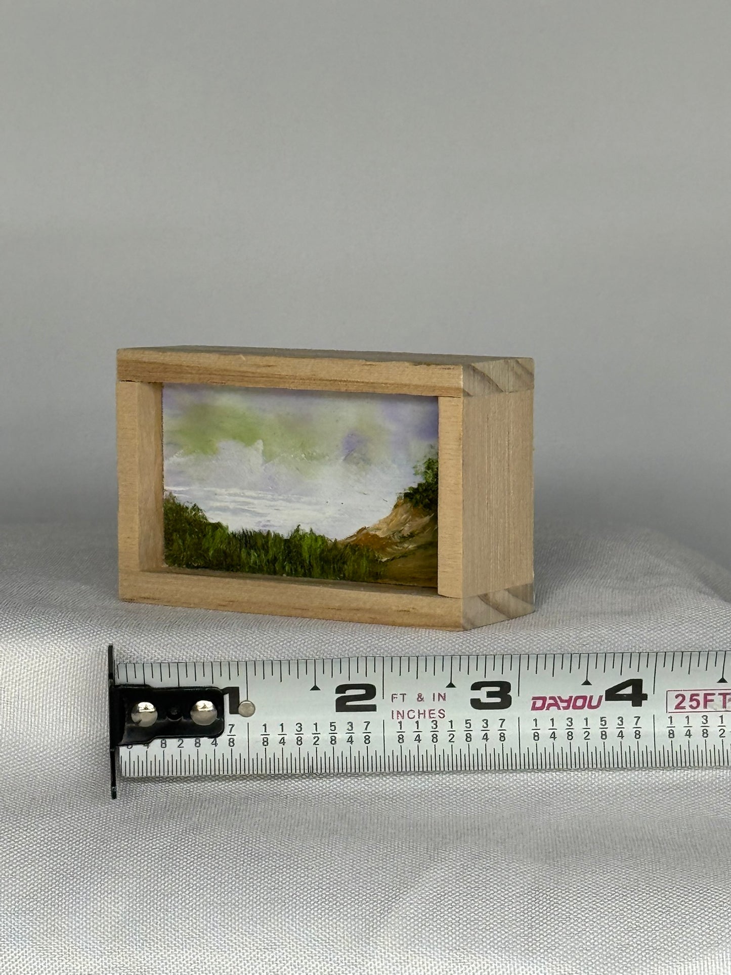 Mini Wood Block Painting #26