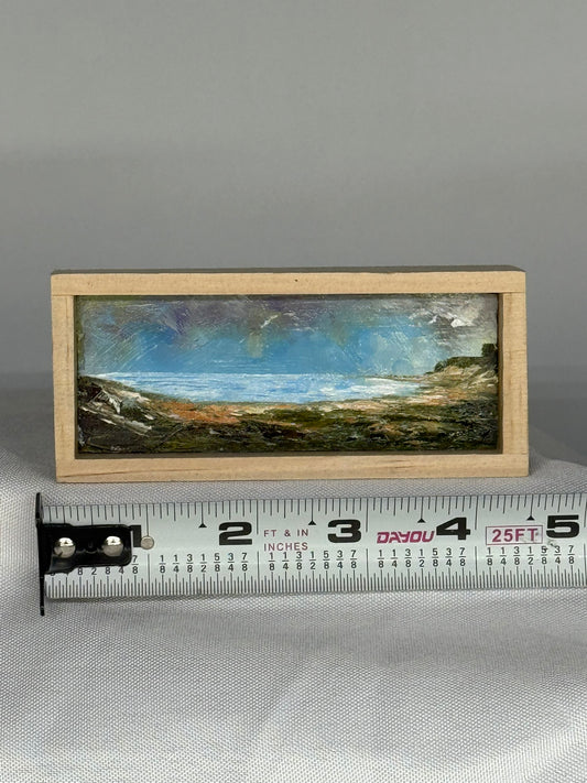 Mini Wood Block Painting #45