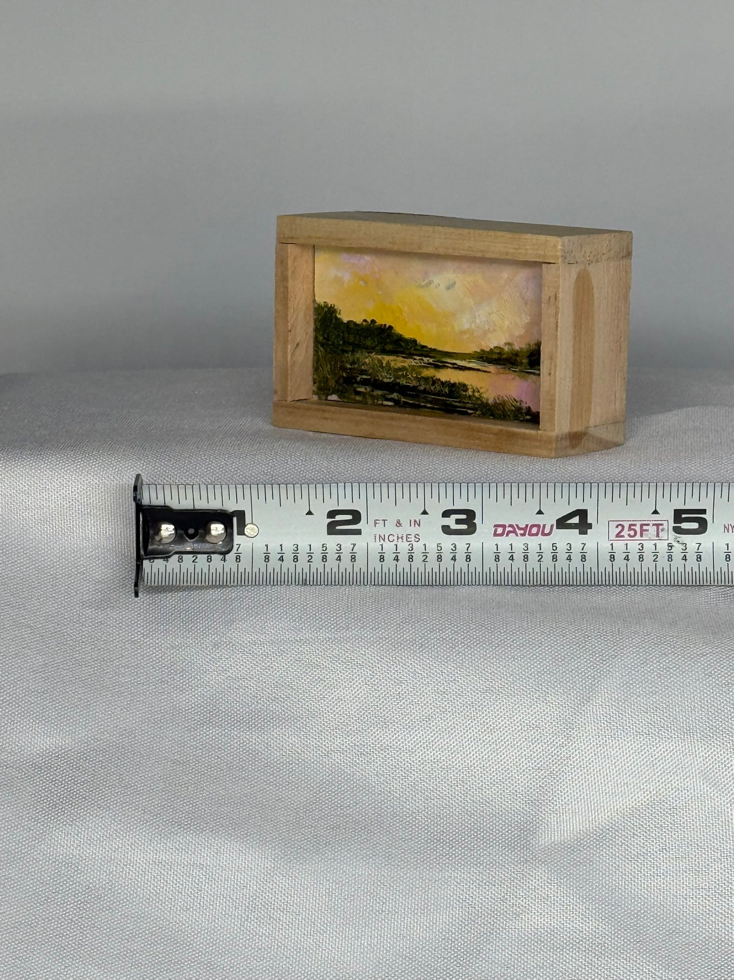 Mini Wood Block Painting #52