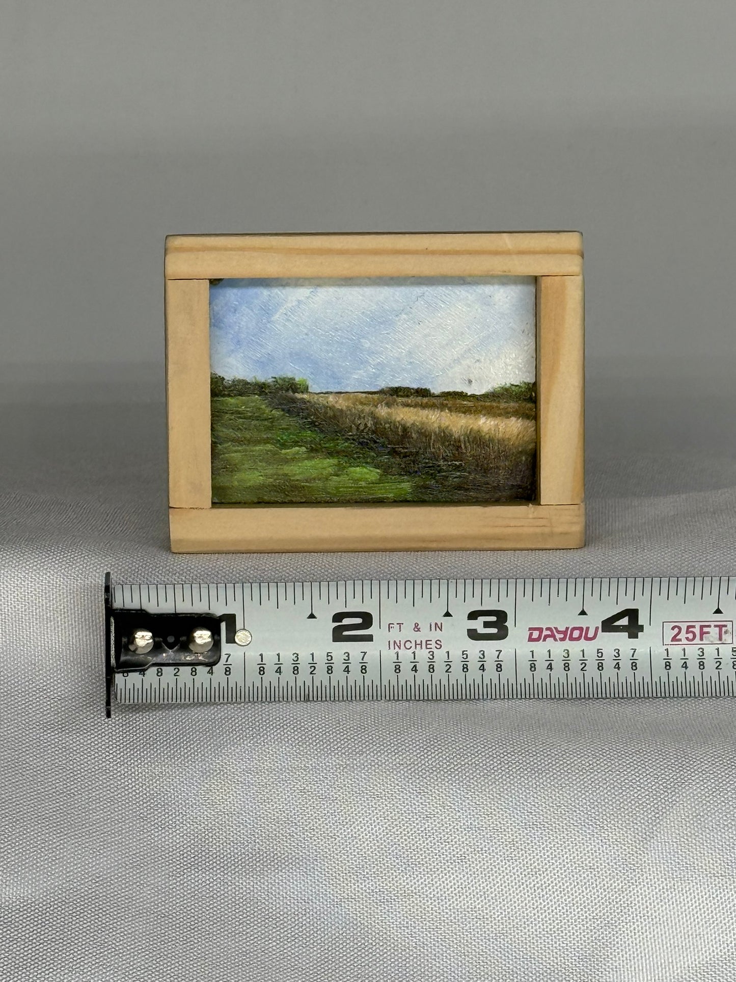 Mini Wood Block Painting #64