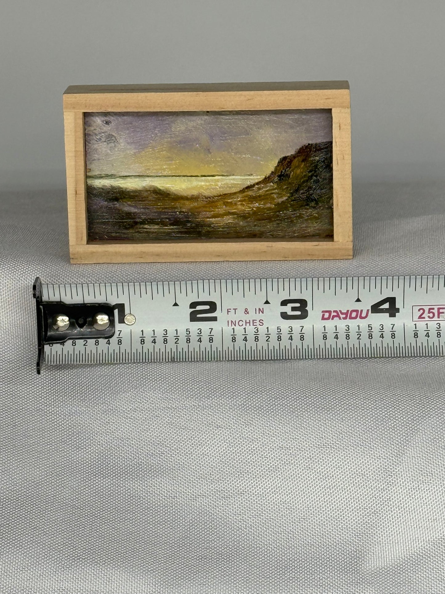 Mini Wood Block Painting #61