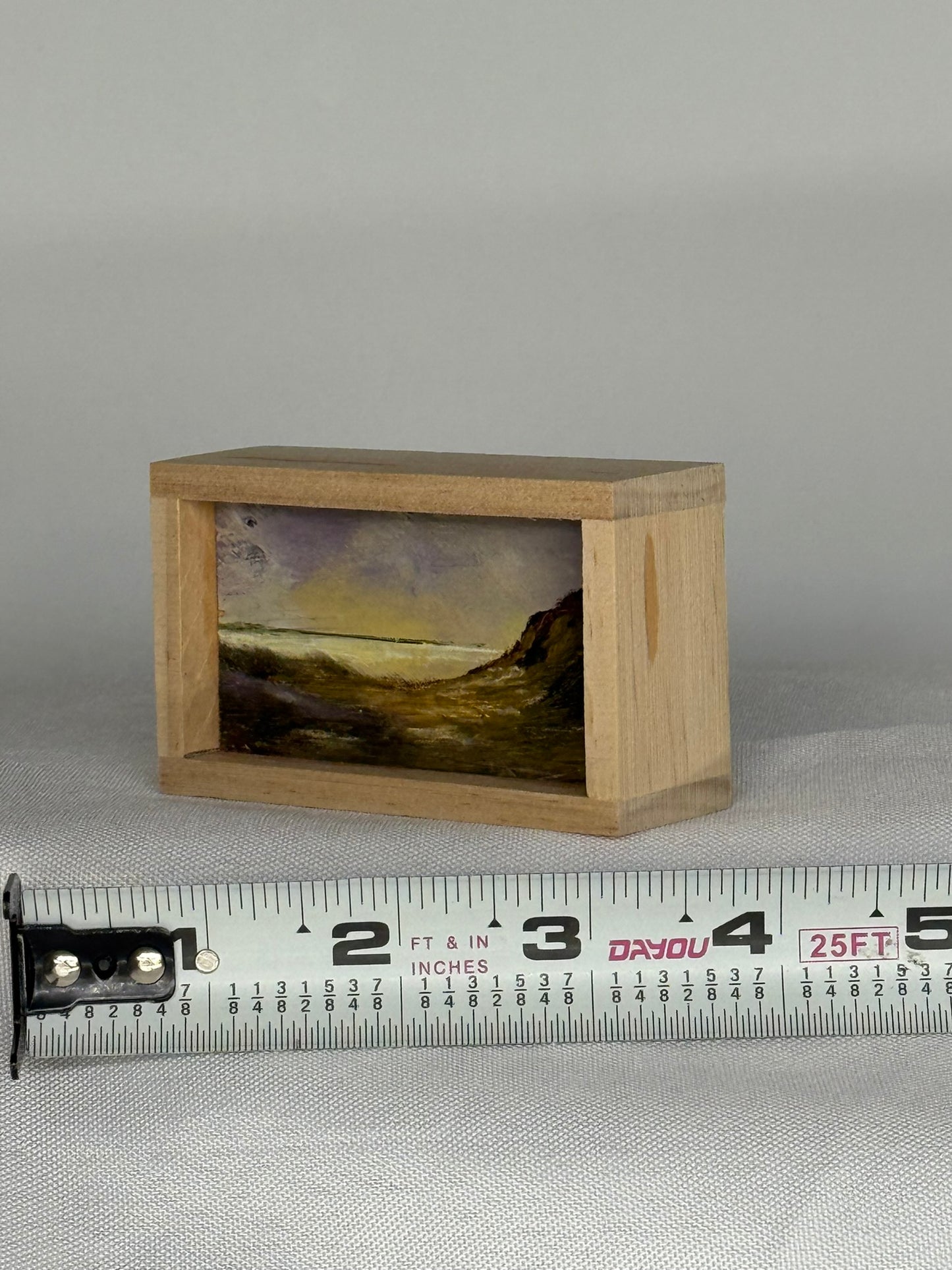 Mini Wood Block Painting #61