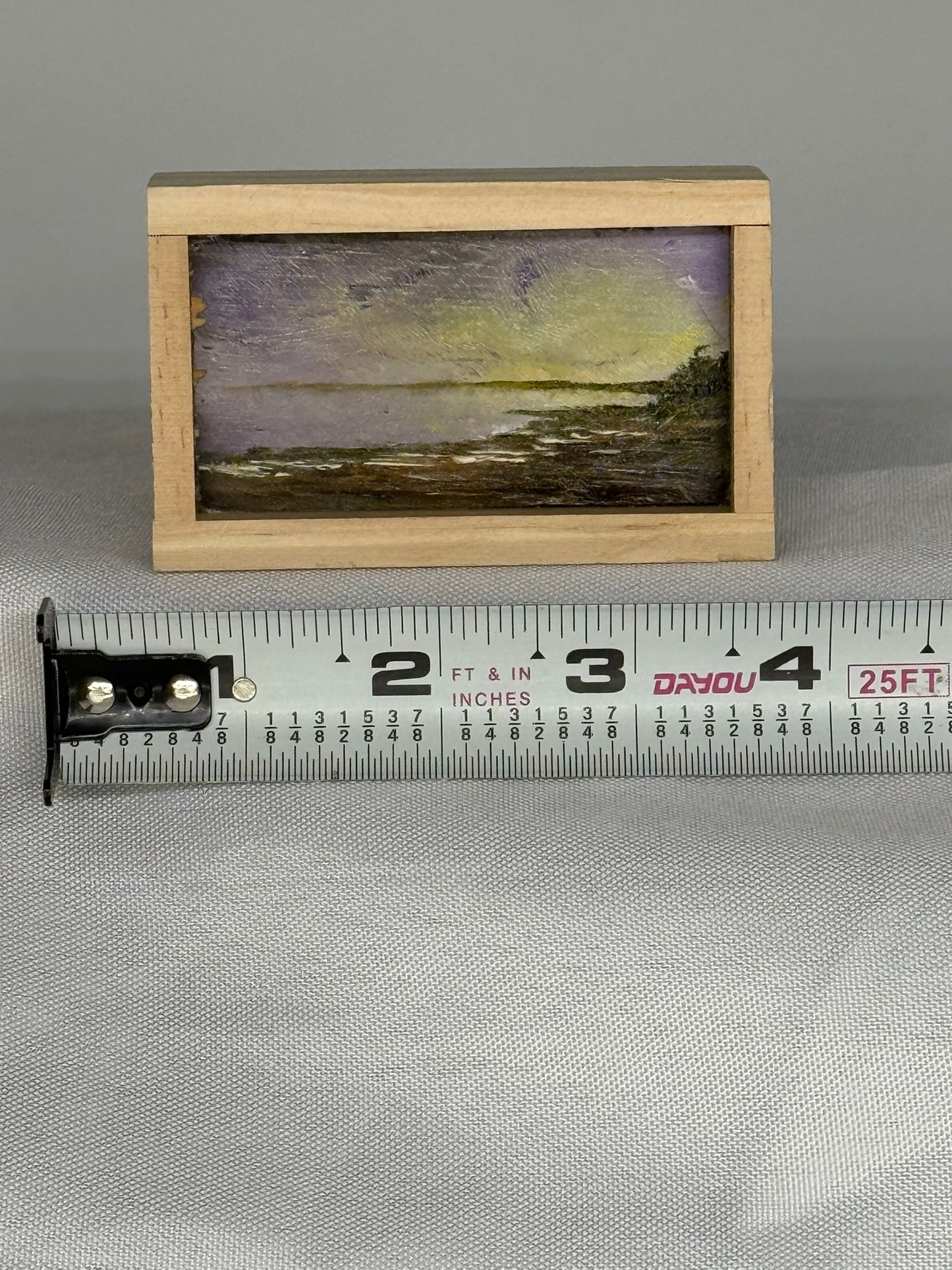 Mini Wood Block Painting #59