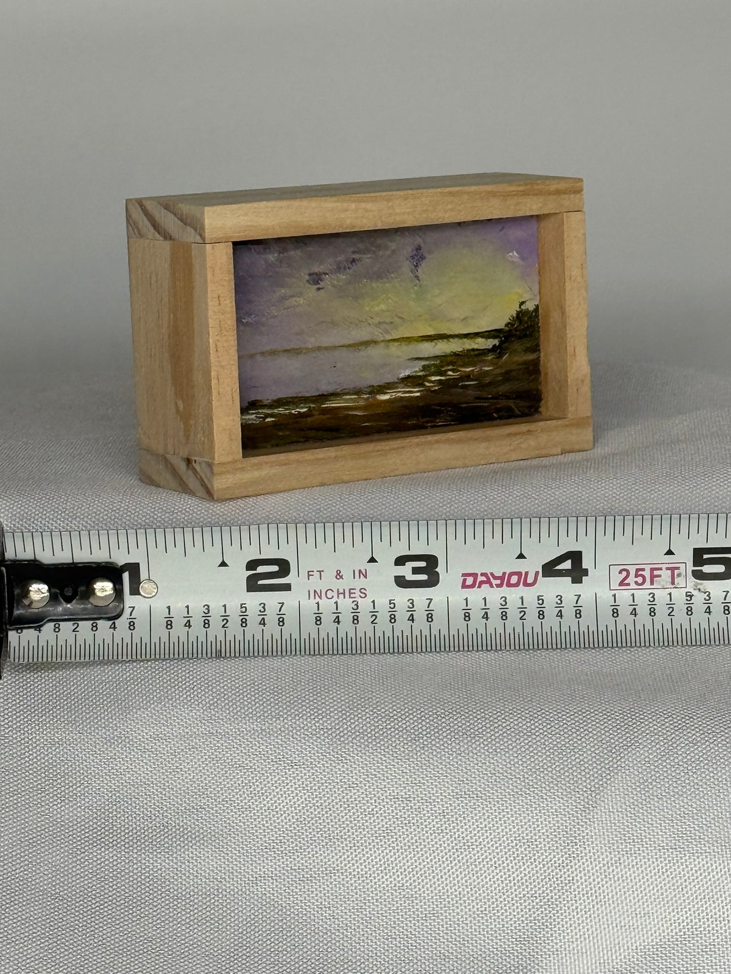 Mini Wood Block Painting #59