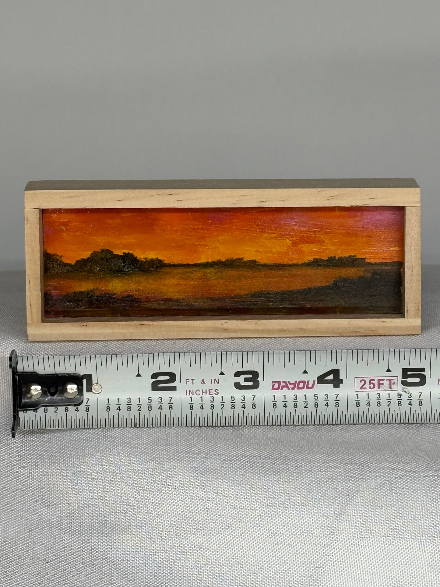 Mini Wood Block Painting #66
