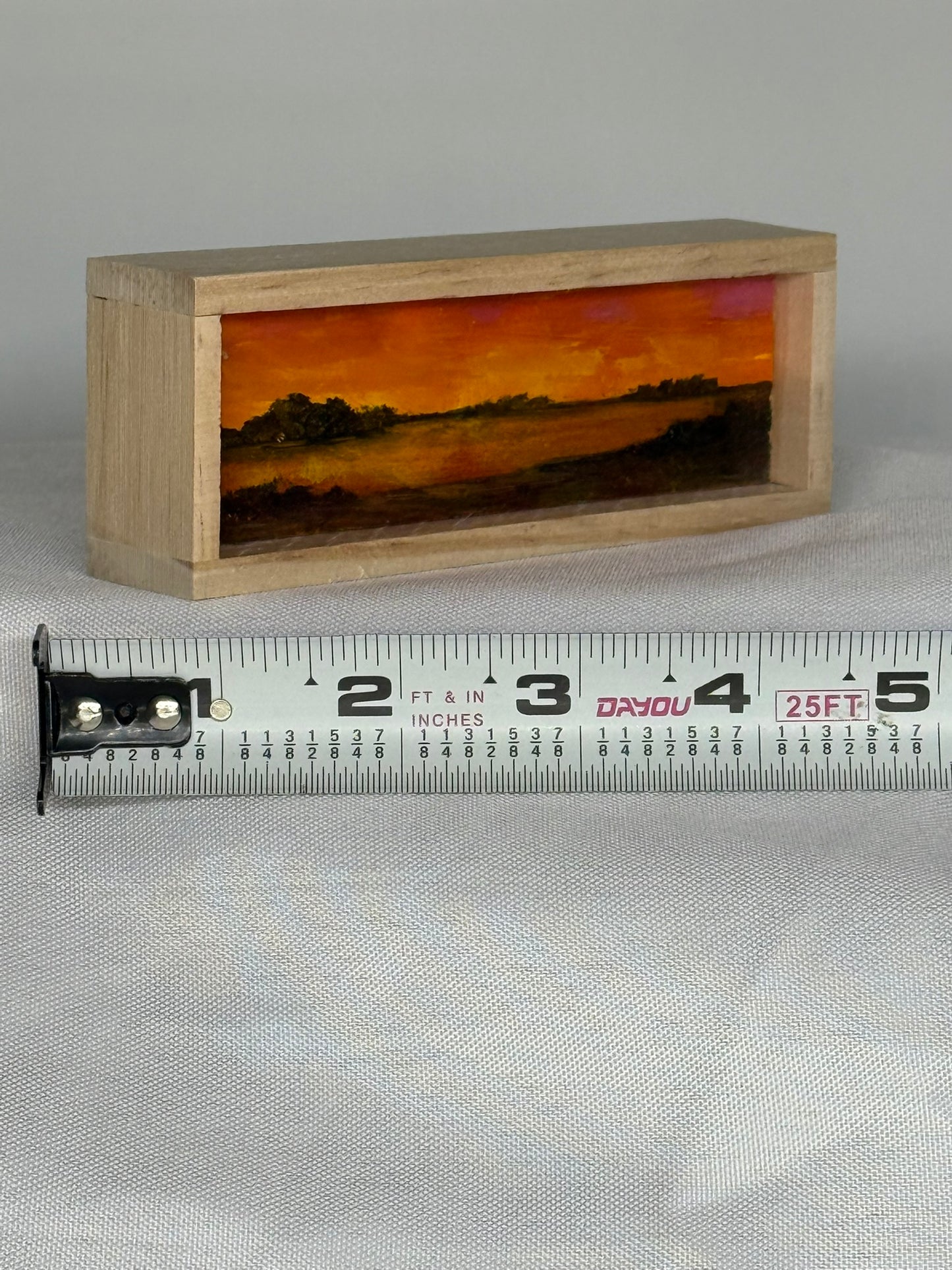 Mini Wood Block Painting #66