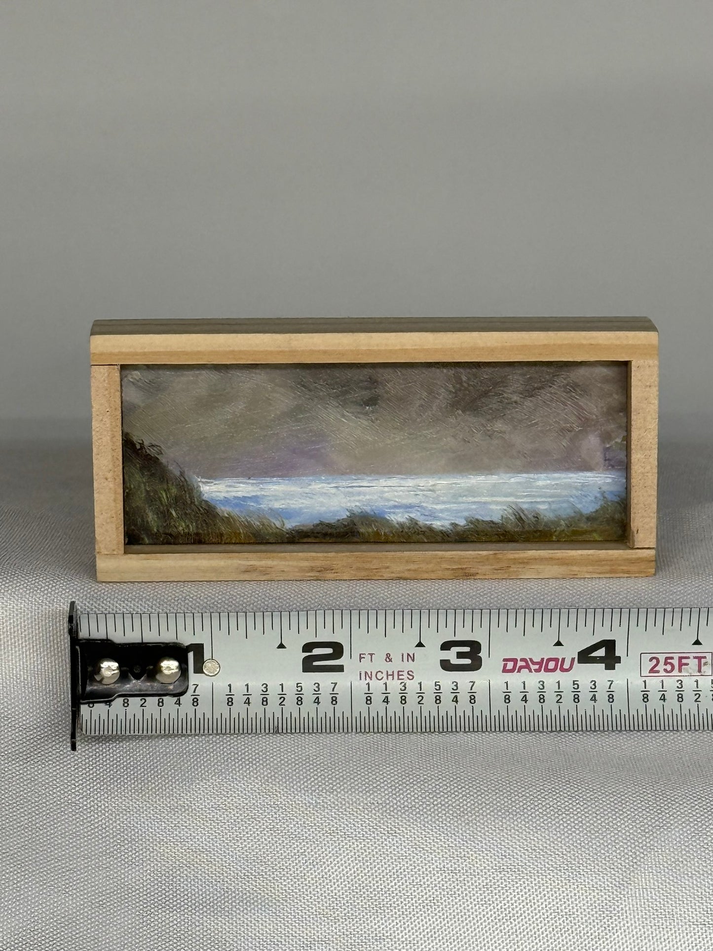 Mini Wood Block Painting #74