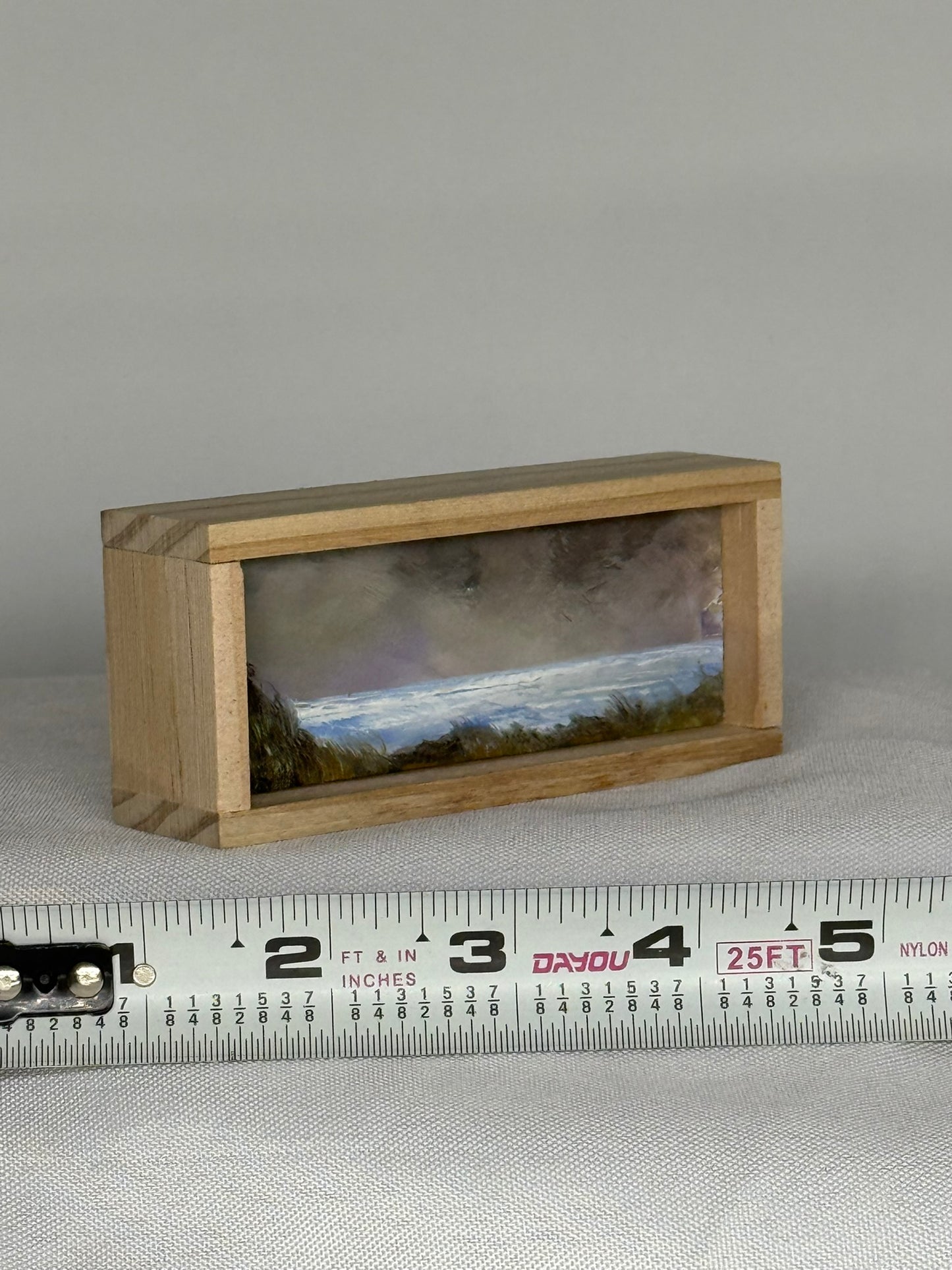 Mini Wood Block Painting #74