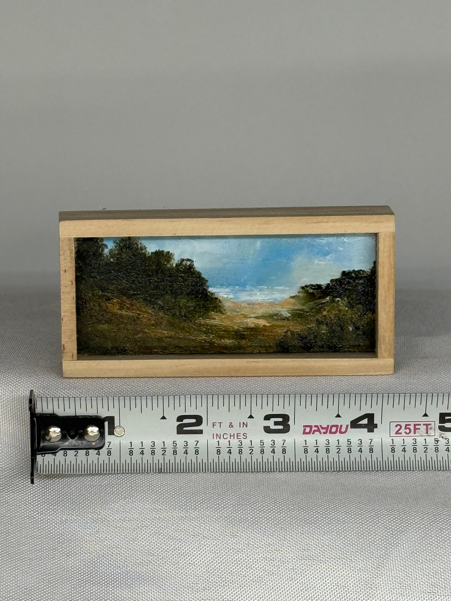 Mini Wood Block Painting #63