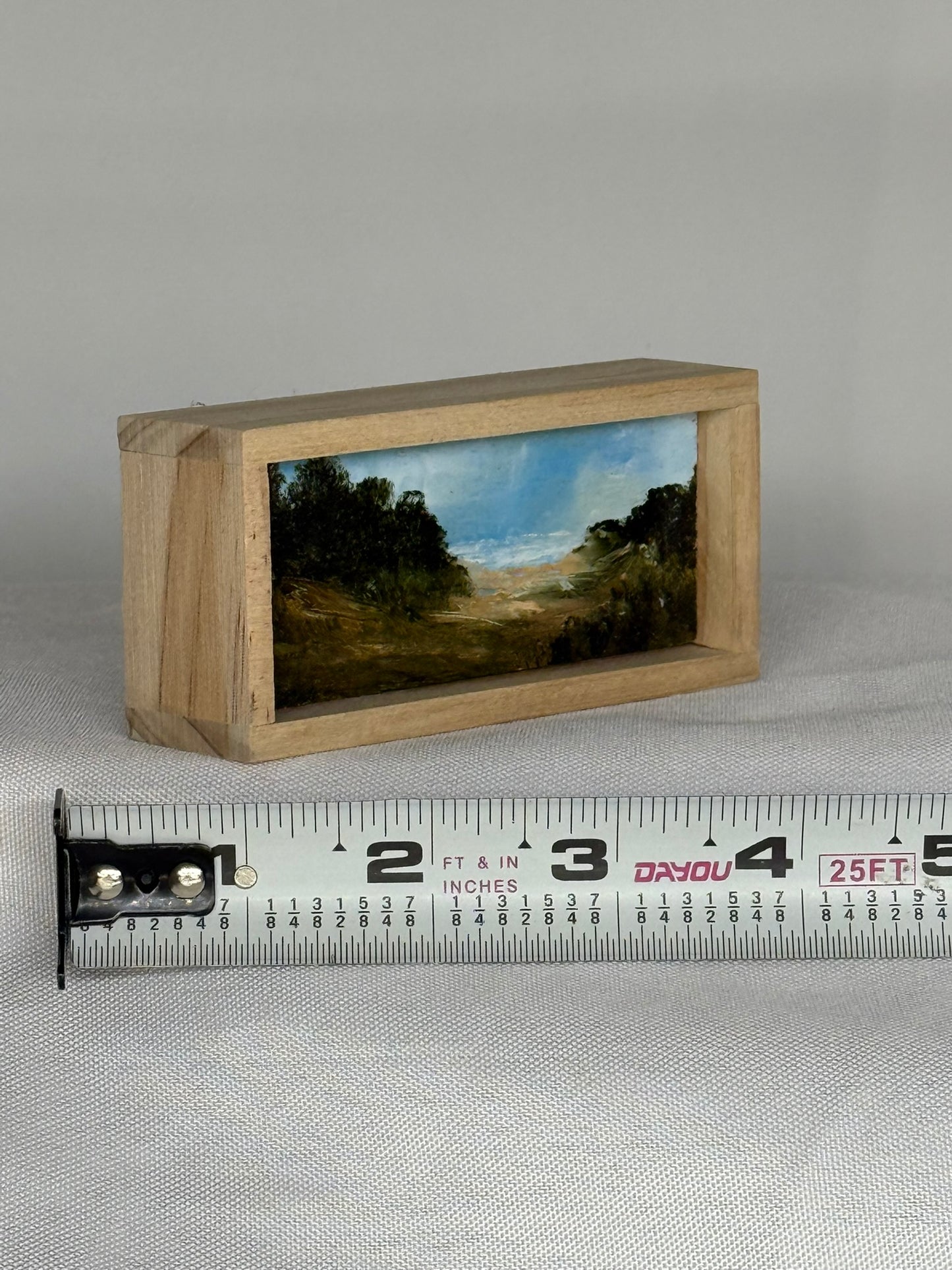 Mini Wood Block Painting #63