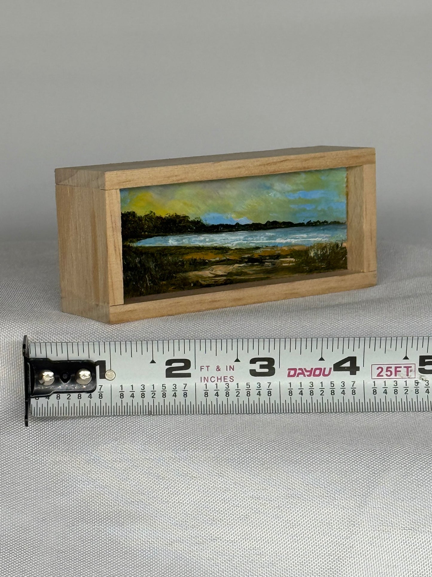 Mini Wood Block Painting #75