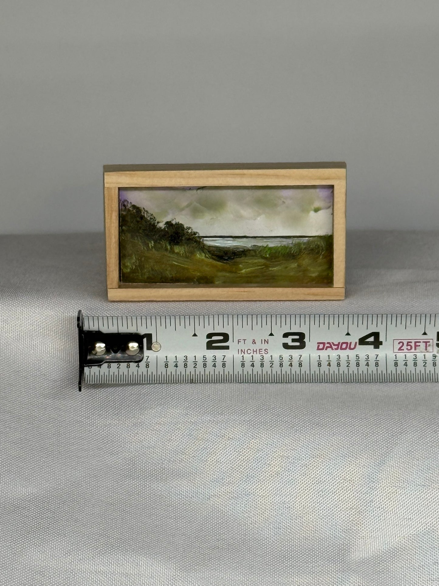 Mini Wood Block Painting #73