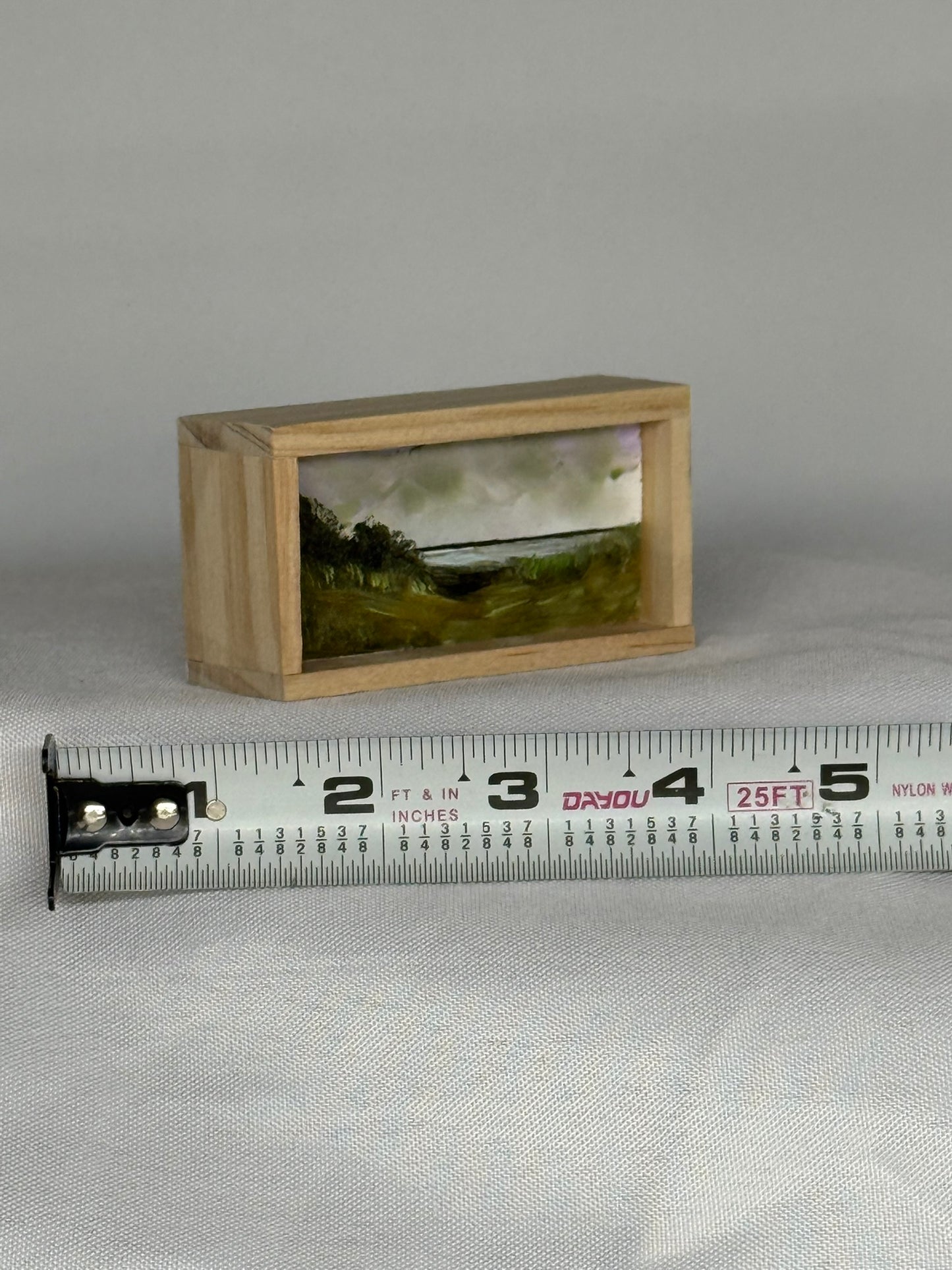 Mini Wood Block Painting #73